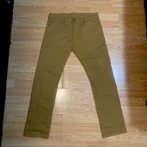 Levi Strauss & Co. 31 x 30 Straight Dark Khaki Jeans.